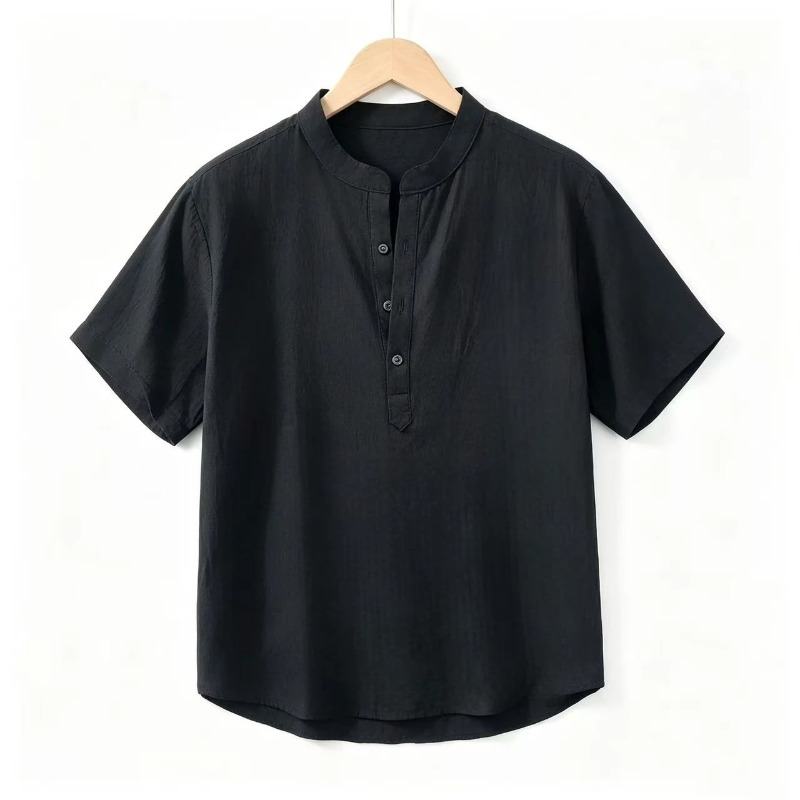 Men'S Formal Style - Camisas de Verano de Manga Corta