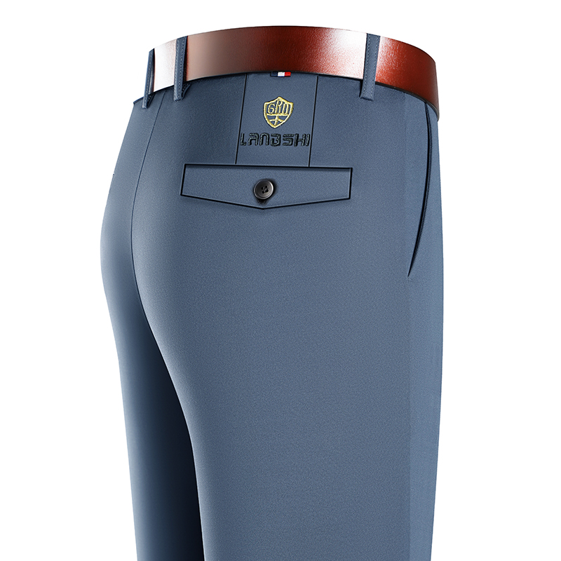Men'S Formal Style - Pantalones de Vestir Casuales para Hombre,
