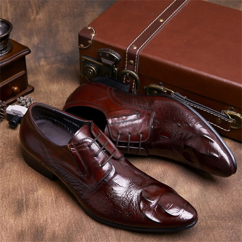 Men'S Formal Style - Zapatos de cuero de vaca con