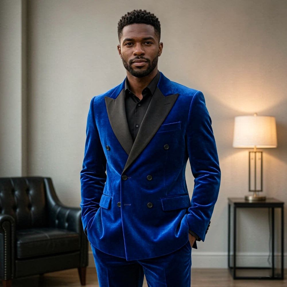 Trajes formales de terciopelo  - Men Formal Wear Fashion reseña y precio