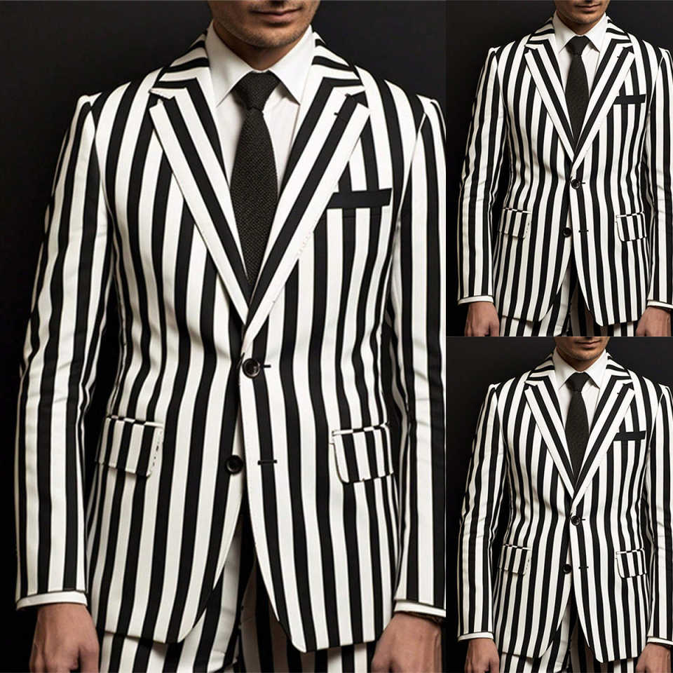 Trajes de Hombre a Rayas de Mo - Men'S Holiday Formal Wear reseña y precio