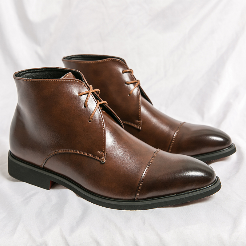 Botas de cuero genuino de esti - Men'S Formal Style reseña y precio
