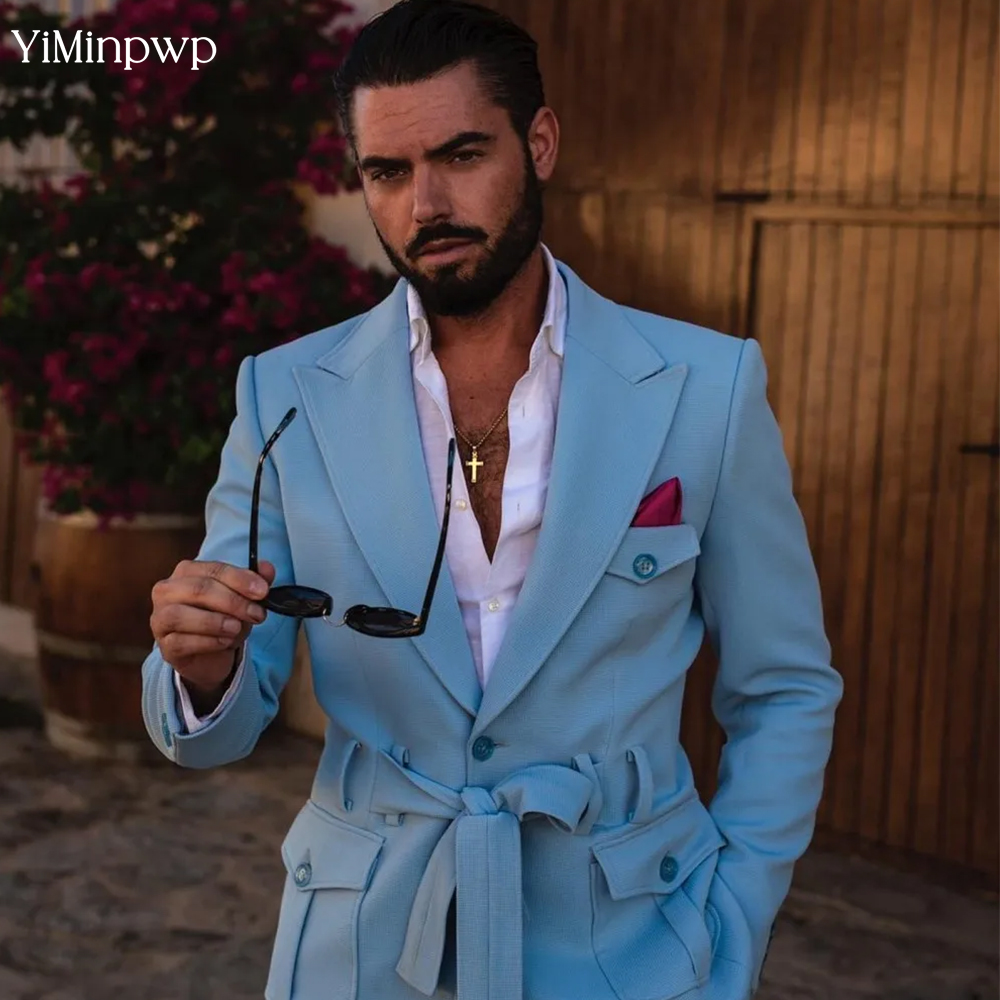 Trajes de hombre azul cielo, 2 - Men'S Holiday Formal Wear reseña y precio