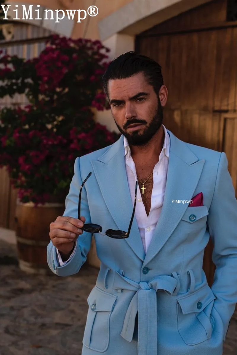 Trajes de hombre azul cielo, 2 - Men'S Holiday Formal Wear reseña y precio