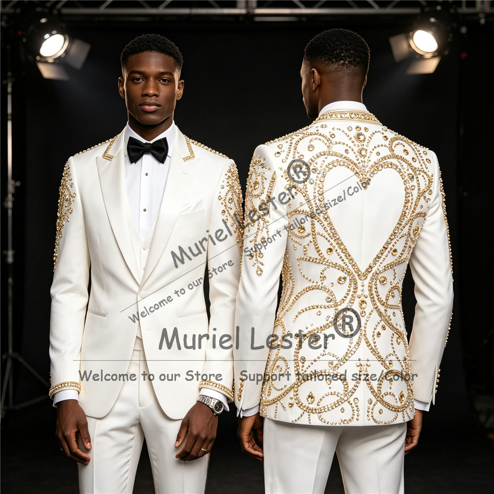 Conjunto de 3 Piezas para Homb - Men Formal Wear Pants reseña y precio