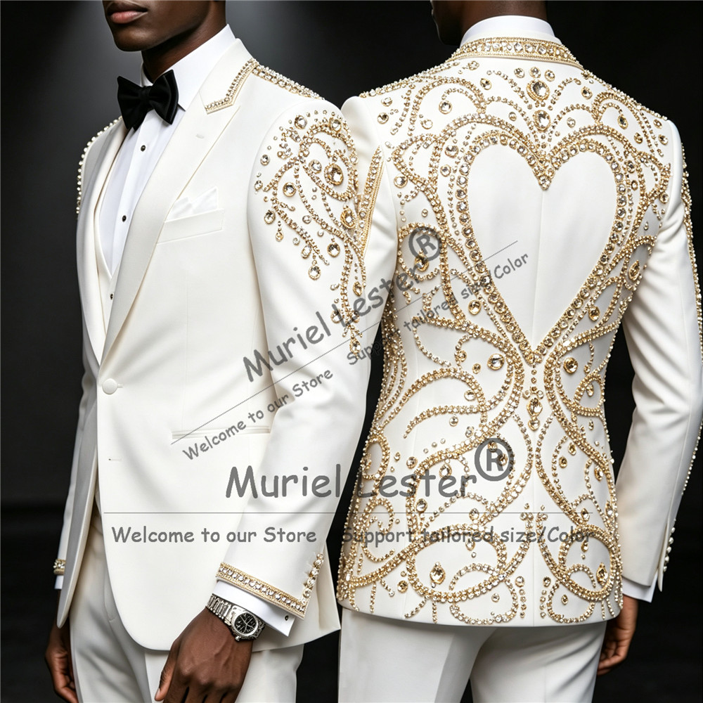 Conjunto de 3 Piezas para Homb - Men Formal Wear Pants reseña y precio