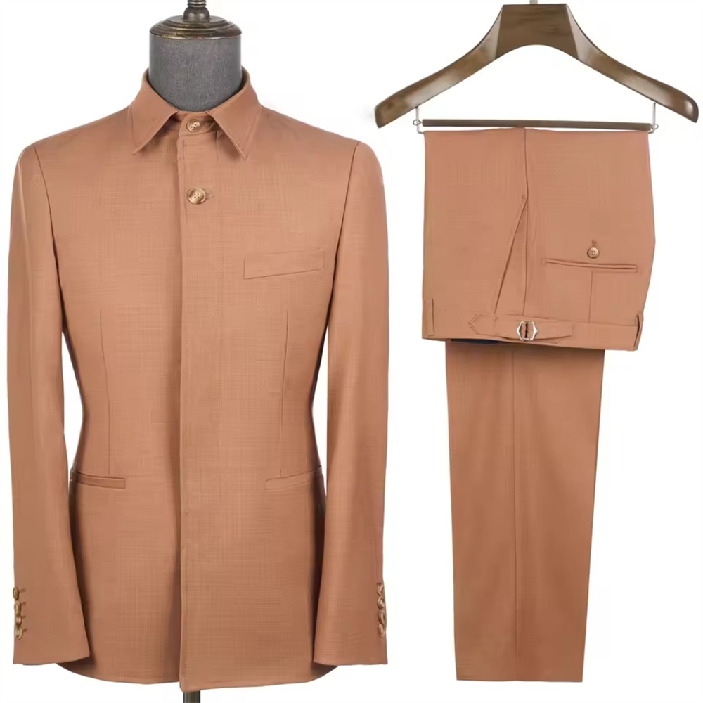 Trajes de safari hechos a medi - Men Formal Wear Pants reseña y precio