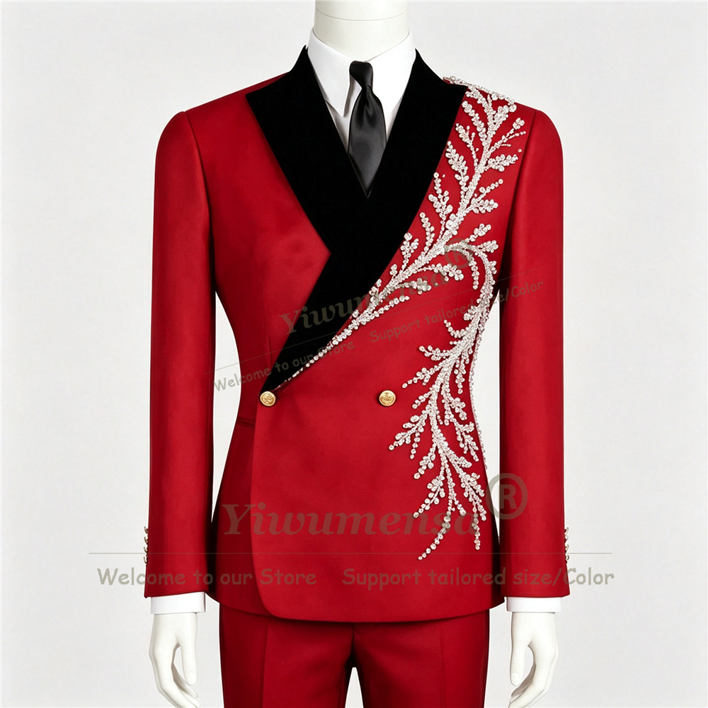Trajes Exclusivos con Cuentas  - Men Formal Wear Fashion reseña y precio