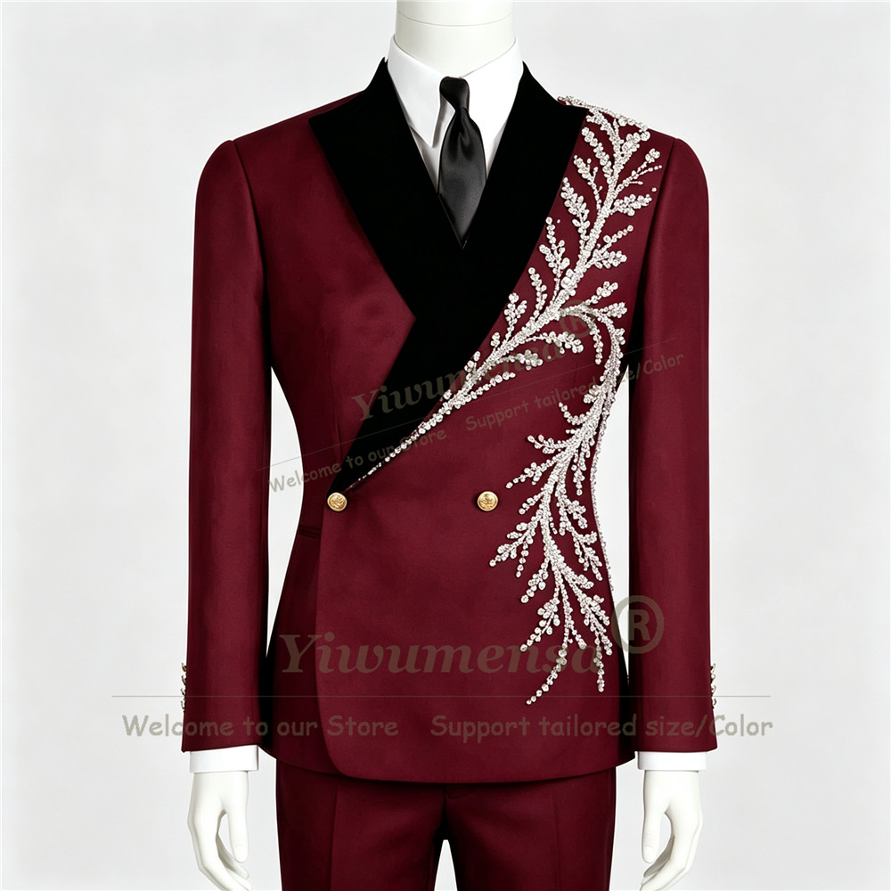 Trajes Exclusivos con Cuentas  - Men Formal Wear Fashion reseña y precio