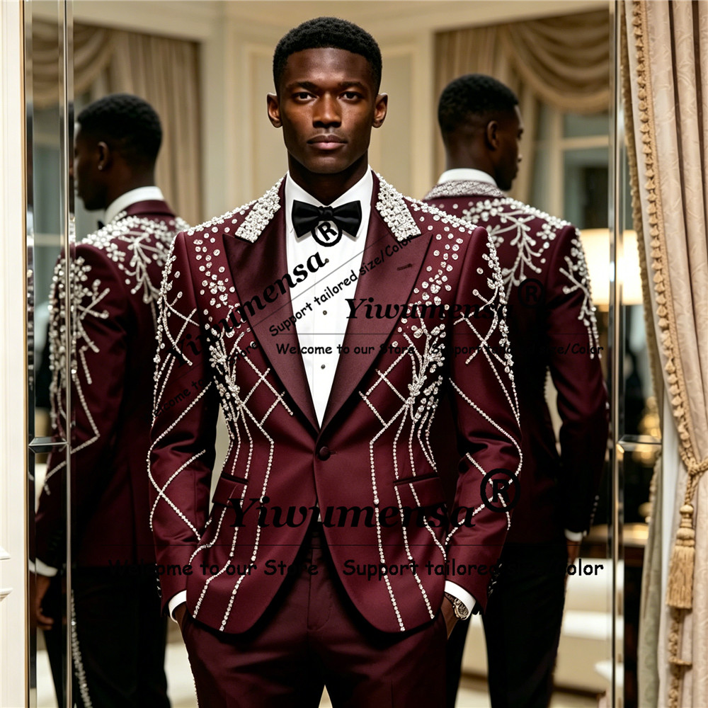 Trajes de hombre con cuentas d - Men Formal Wear Fashion reseña y precio