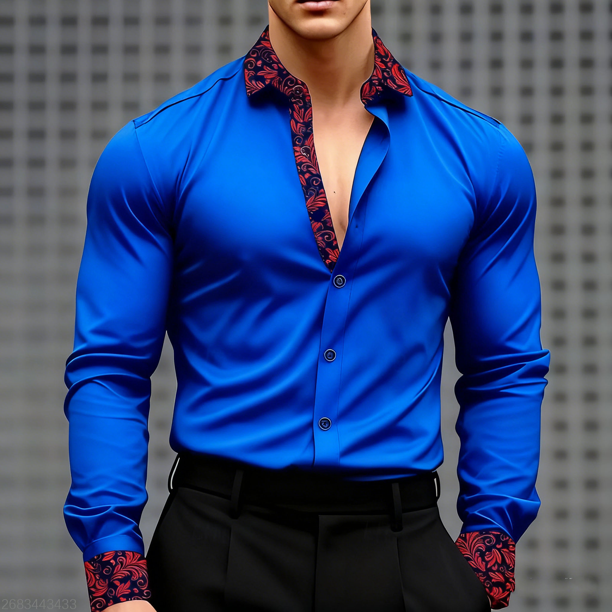 Camisa Formal con estampado Fl - Men'S Holiday Formal Wear reseña y precio