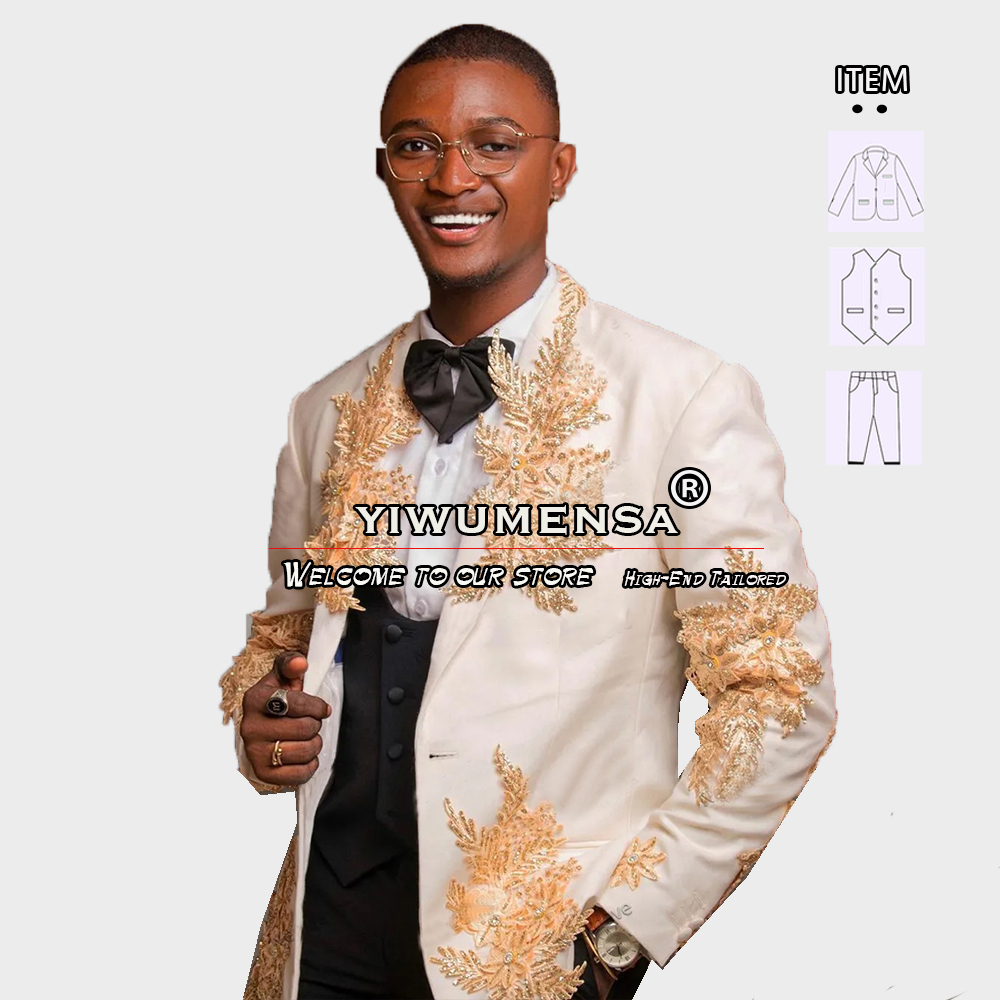 Trajes personalizados de 3 pie - Men Formal Wear Dress reseña y precio