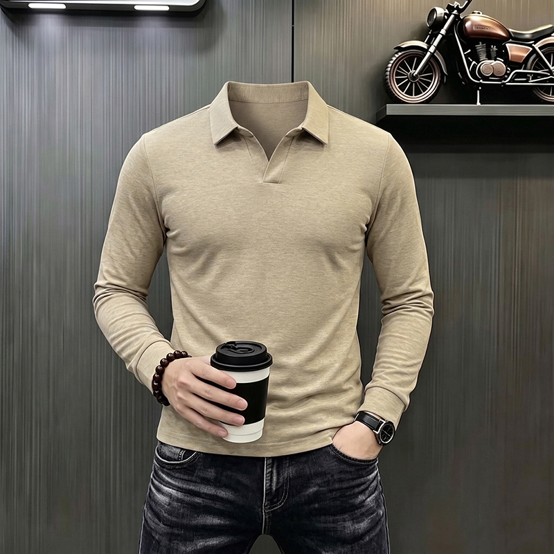 Camiseta de Manga Larga Casual - Men'S Formal Style reseña y precio