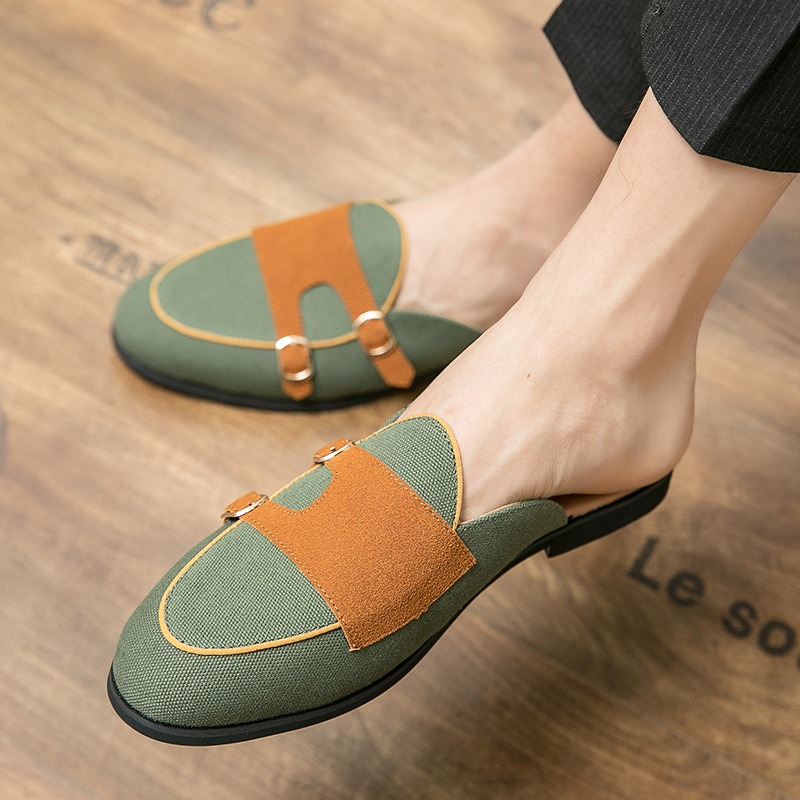 Mulas de lona, medio zapatos p - Men'S Formal Style reseña y precio