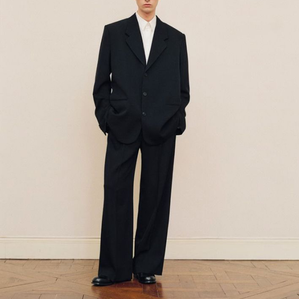 Conjunto de traje negro de gra - Men Formal Wear Fashion reseña y precio