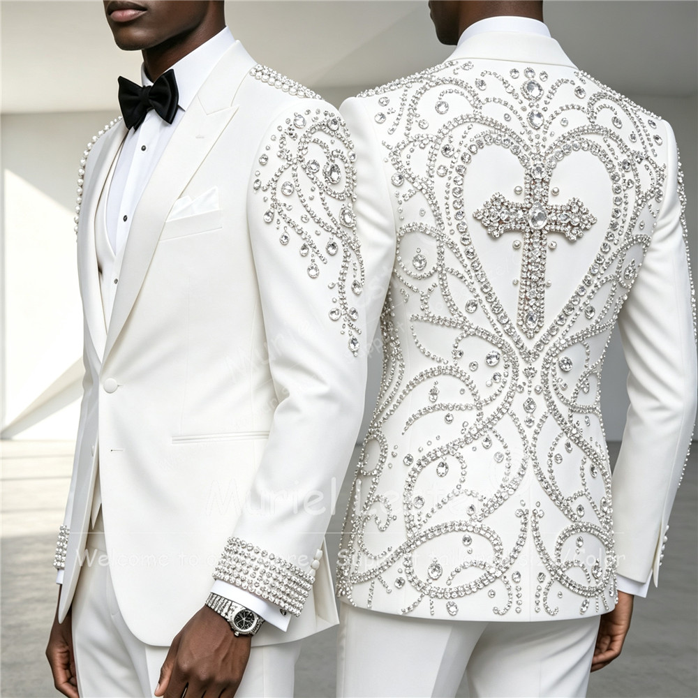 Traje de Lujo de 2 Piezas para - Men Formal Wear Fashion reseña y precio