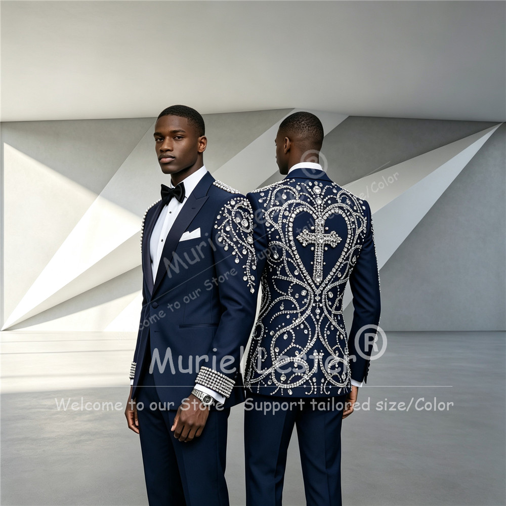 Traje de Lujo de 2 Piezas para - Men Formal Wear Fashion reseña y precio