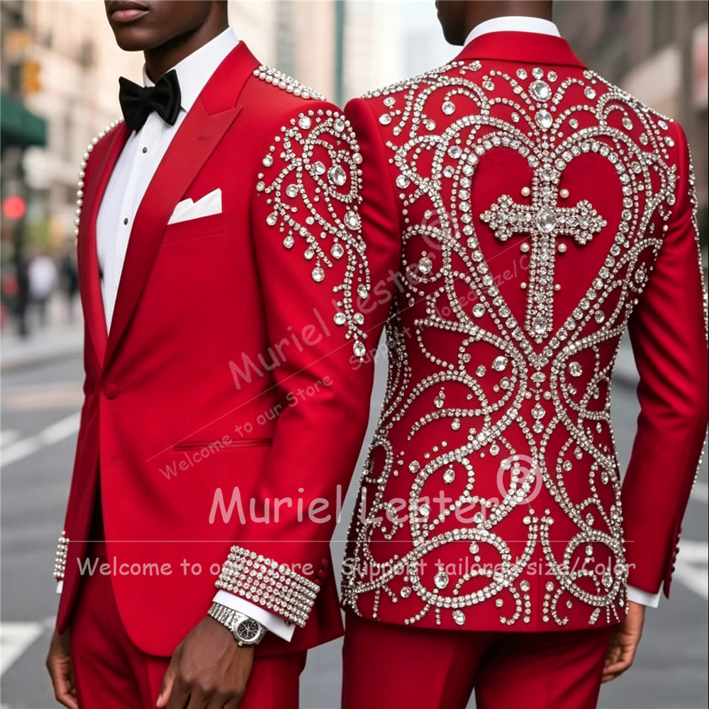 Traje de Lujo de 2 Piezas para - Men Formal Wear Fashion reseña y precio